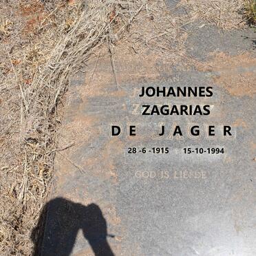 JAGER Johannes Zagarias, de 1915-1994
