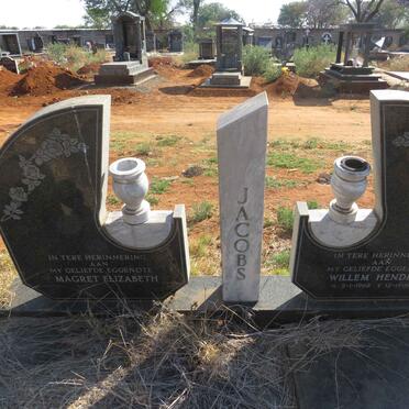 JACOBS Willem Hendrik 1968-1991 & Magret Elizabeth 