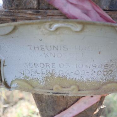 KNOESEN Theunis Hasie 1946-2007