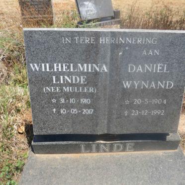 LINDE Daniel Wynand 1904-1992 & Wilhelmina MULLER 1910-2017