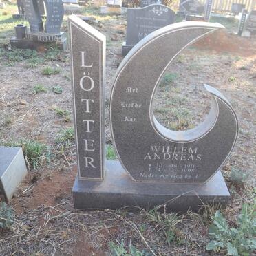 LOTTER Willem Andreas 1911-1998