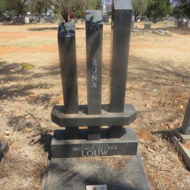 LOUW Jacobus George 1920-1992