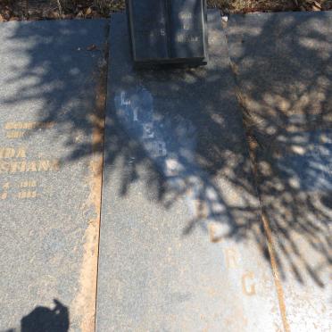 LIEBENBERG Jan Daniel Herman 1908-1984 & Ida Christiana 1910-1985 