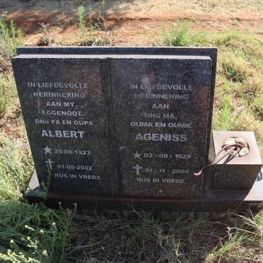 MERWE Albert, van der 1923-2002 & Ageniss 1929-2004