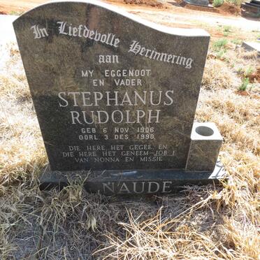 NAUDE Stephanus Rudolph 1906-1990