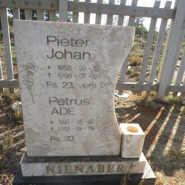 NIENABER Petrus A.D.E. 1937-2002 :: NIENABER Pieter Johan 1958-1996