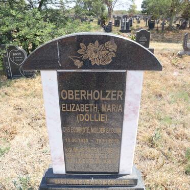 OBERHOLZER Elizabeth Maria 1930-2012