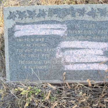 OPPERMAN Susanna Catharina Petronella nee BRITZ 1904-1949