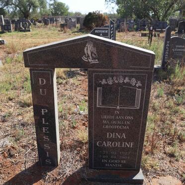 PLESSIS Dina Caroline, du 1927-2004
