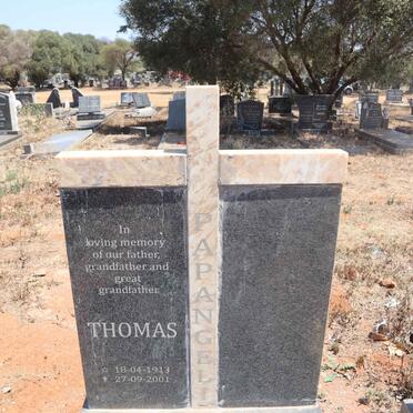 PAPANGELI Thomas 1913-2001