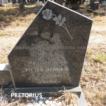 PRETORIUS Pieter Hendrik 1929-1987