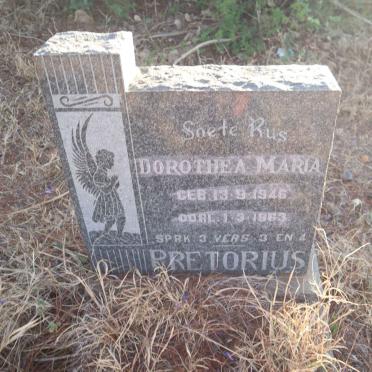 PRETORIUS Dorothea Maria 1946-1963