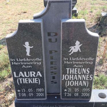 PLESSIS Laura, du 1989-2001 :: DU PLESSIS Theuns Johannes 1995-2006