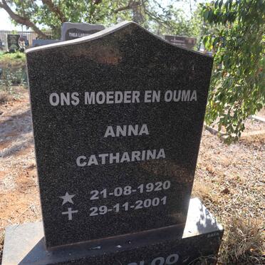 PRINSLOO Anna Catharina 1920-2001