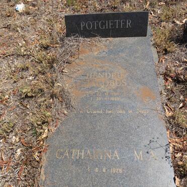 POTGIETER Hendrik Jacobus 1911-1985 & Catharina M.A. 1928-