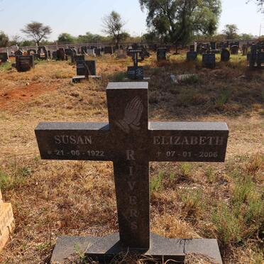 RIVERS Susan Elizabeth 1922-2006