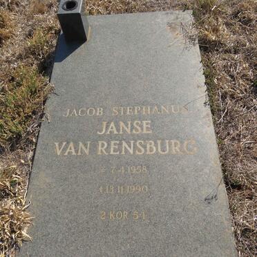 RENSBURG Jacob Stephanus, Janse van 1958-1990