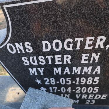 RENSBURG Joan, Janse van 1985-2005 _2