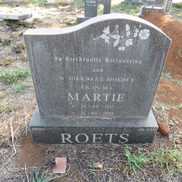 ROETS Martie 1917-1998