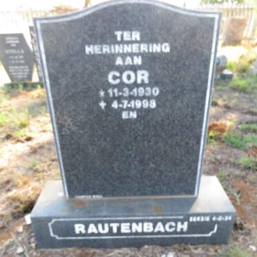 RAUTENBACH Cor 1930-1998
