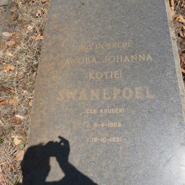 SWANEPOEL Jacoba Johanna nee KRUGER 1905-1991