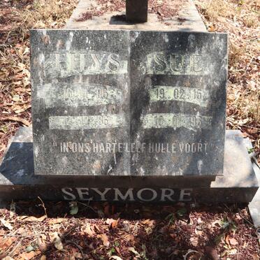 SEYMORE Thys 1906-1986 & Sue 1915-1996
