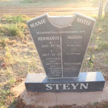 STEYN Hermanus 1951-2017 & Magdalena 1953-2022