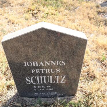 SCHULTZ Johannes Petrus 1919-2007