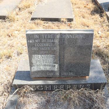 SCHEEPERS Hendrik Petrus 1920-1985