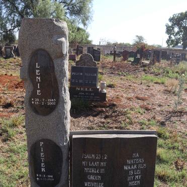 STEYN Pieter 1941-2010 & Lenie 1943-2002