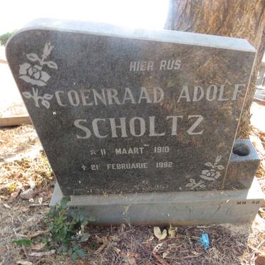 SCHOLTZ Coenraad Adolf 1910-1992