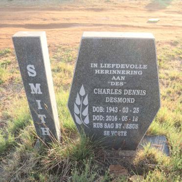 SMITH Charles Dennis Desmond 1943-2016