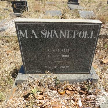 SWANEPOEL M.A. 1896-1983