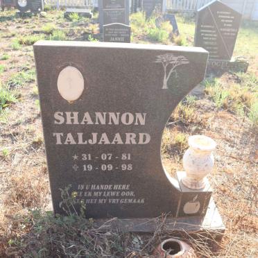 TALJAARD Shannon 1981-1998