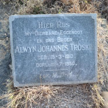 TROSKIE Alwyn Johannes 1913-1950