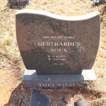 THEUNISSEN Gerthardus Roux 1932-2007
