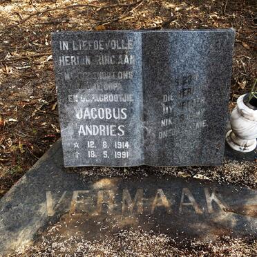VERMAAK Jacobus Andries 1914-1991