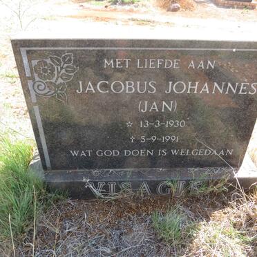 VISAGIE Jacobus Johannes 1930-1991