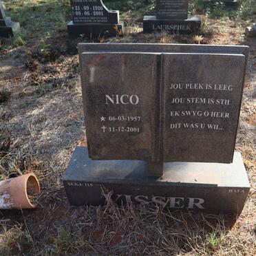 VISSER Nico 1957-2001