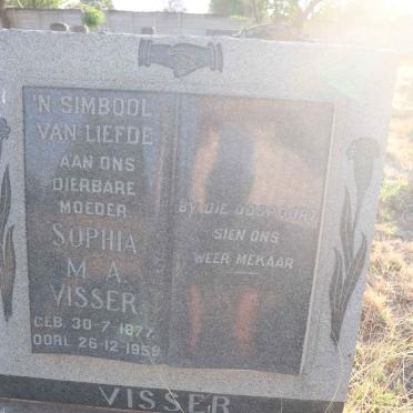 VISSER Sophia M.A. 1877-1959