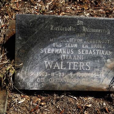 WALTERS Stephanus Sebastiaan 1963-1990
