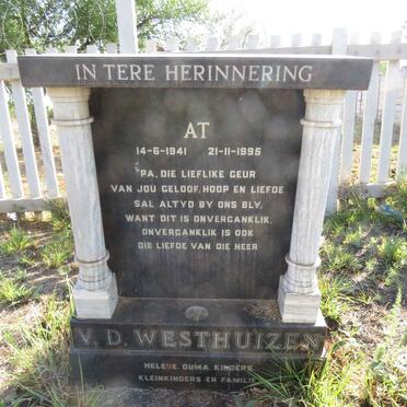 WESTHUIZEN At, v.d. 1941-1995