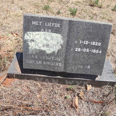 WYK Nicolaas Jacobus, van 1920-1994