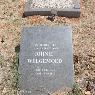 WELGEMOED Johnie 1927-2010