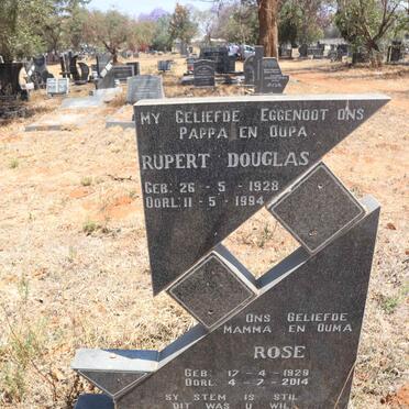 WELLS Rupert Douglas 1928-1994 & Rose 1929-2014