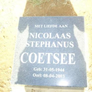 COETSEE Nicolaas Stephanus 1944-2003