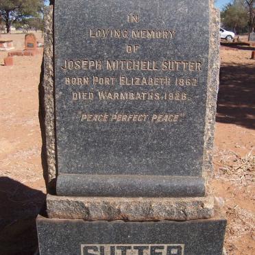 SUTTER Joseph Mitchell 1862-1926 & Jane Craster SPOOR 1875-1950 _1