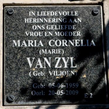 ZYL Maria Cornelia, van nee VILJOEN 1959-2009