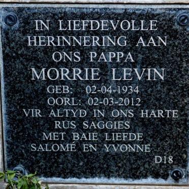 LEVIN Morrie 1934-2012