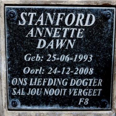 STANFORD Annette Dawn 1993-2008